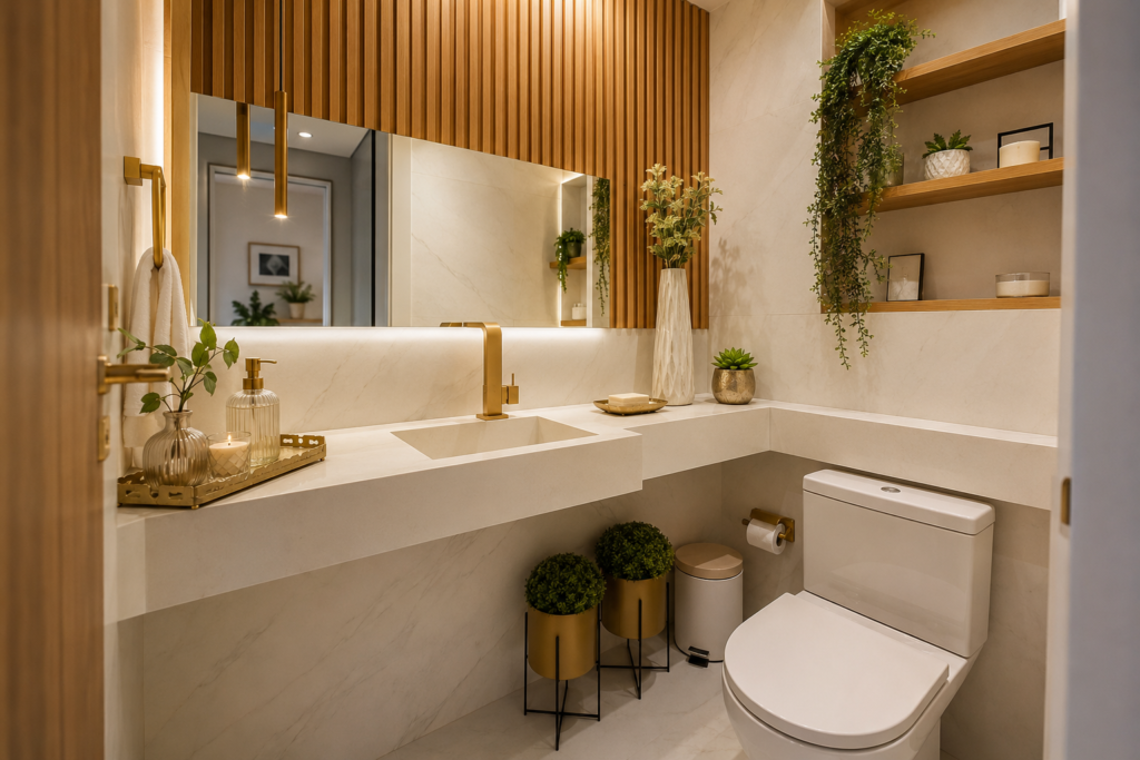 Decoração de banheiro pequeno: 10 ideias práticas para transformar sem obra